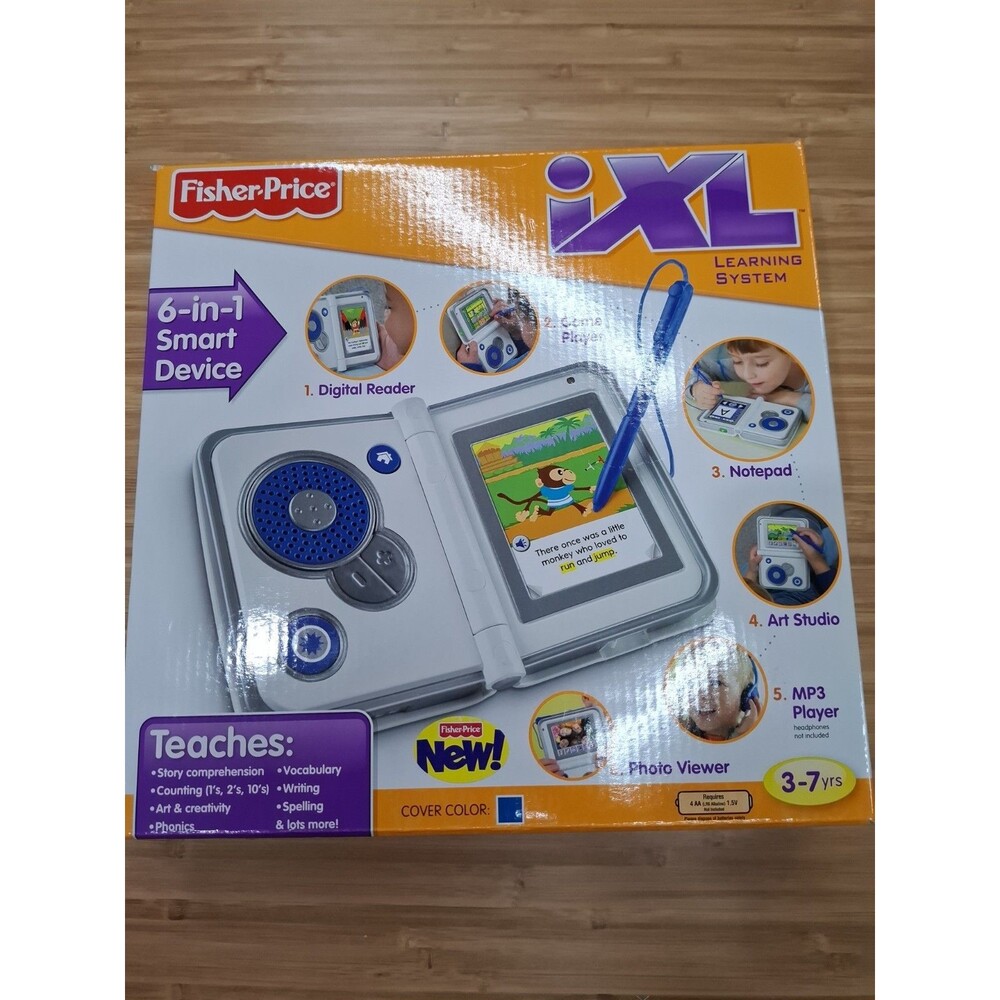 FISHER PRICE iXL LEARNING SYSTEM 6-in-1 Smart Device Console 2010 NEW SEALED